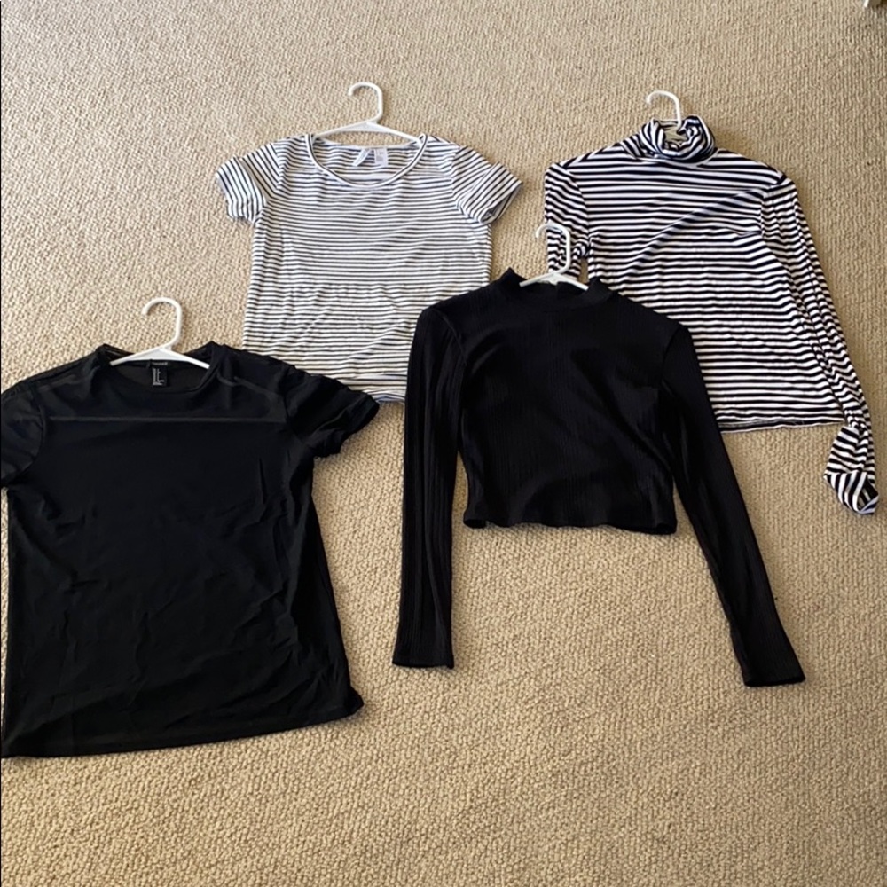 4 shirts